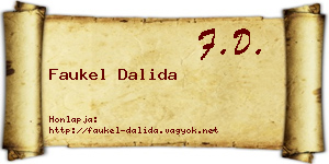 Faukel Dalida névjegykártya