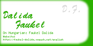 dalida faukel business card